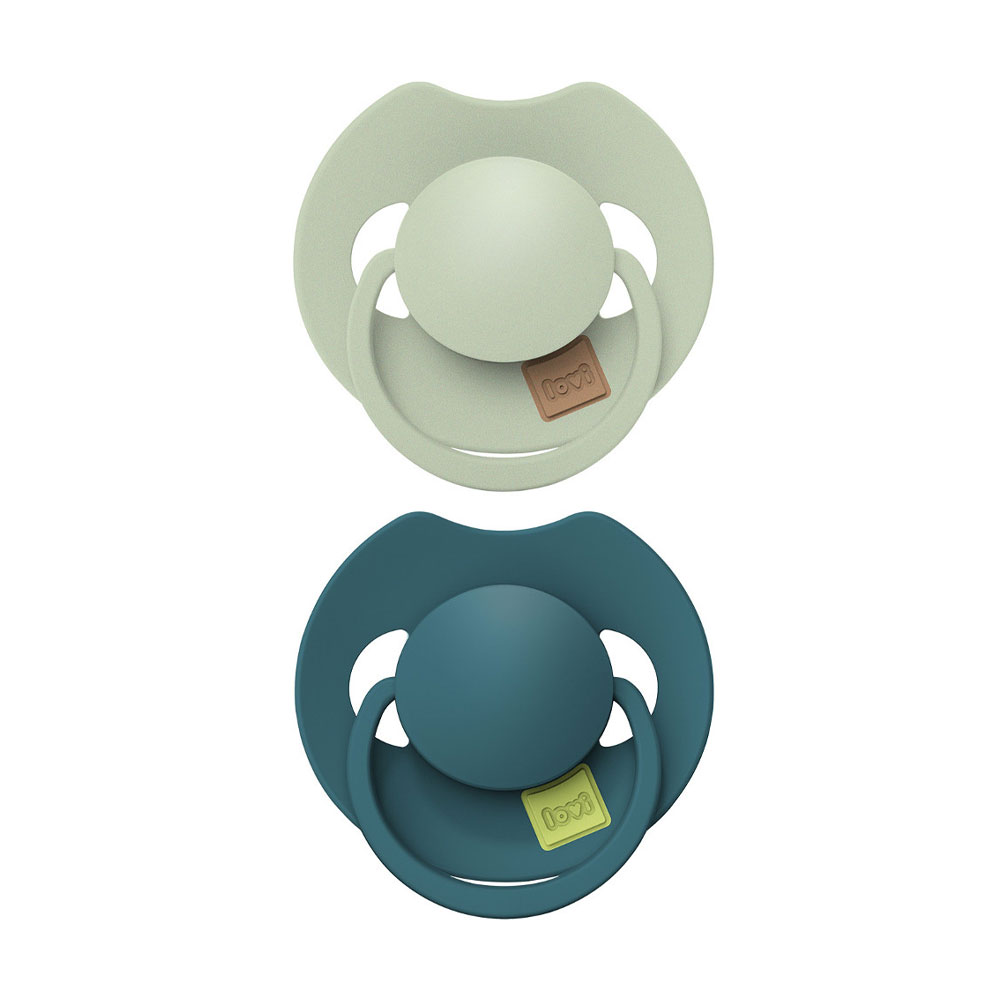 Пустушка LOVI Prime силіконова, динамічна, Pistachio/Green, від 6 до 18 місяців, 2 шт (34/414)